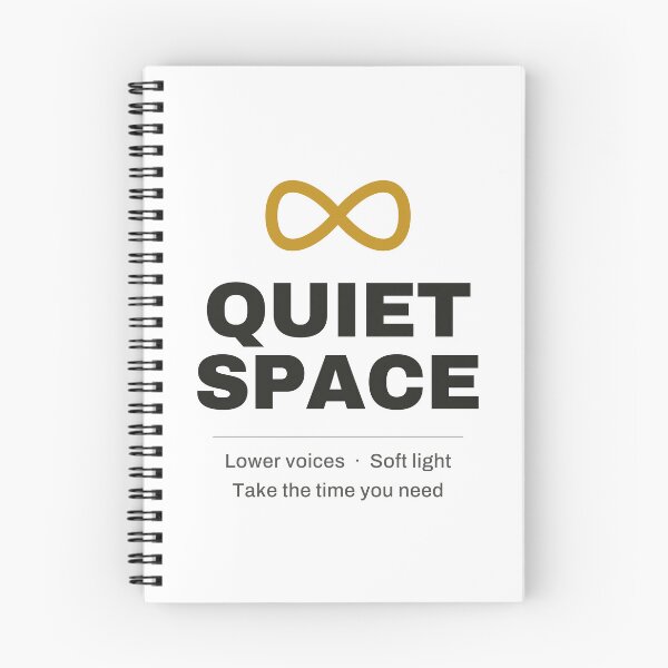 Item preview, Quiet Space Sensory Friendly Room Sign designed and sold by HadeelStore.