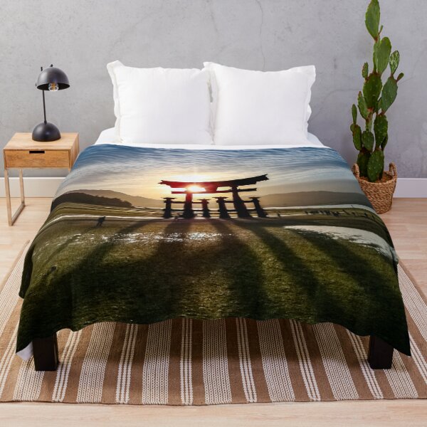 Item preview, Itsukushima Shrine Torii Gate Sunset Miyajima designed and sold by Wild Afterglow.