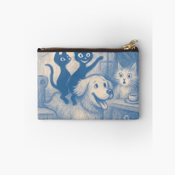 Item preview, Zig & Zag - Energetic Circus Cats at the Paris Café - Fonulaseries designed and sold by Fonulaseries.