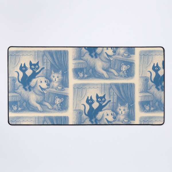 Item preview, Zig & Zag - Energetic Circus Cats at the Paris Café - Fonulaseries designed and sold by Fonulaseries.