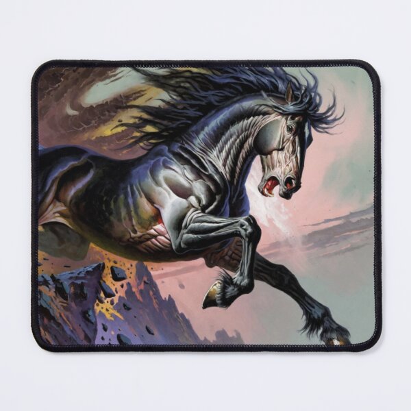 Item preview, The Black Steed's Bound over Broken Ground (V4) designed and sold by SabaMirzique.