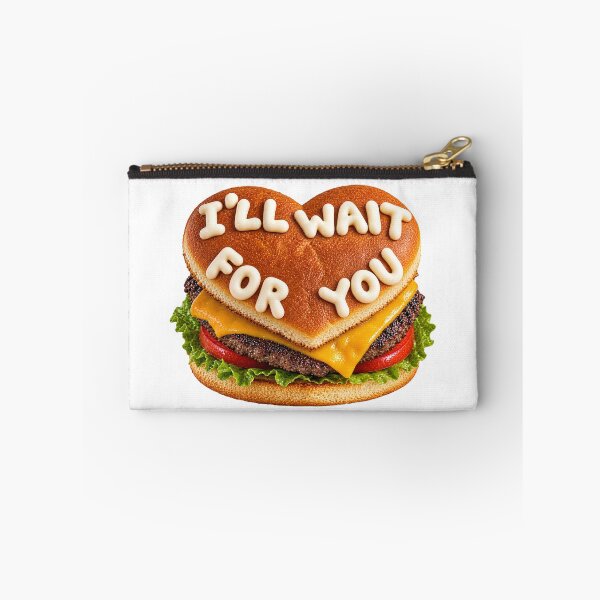 Item preview, Cheeseburger I’ll wait for you designed and sold by LizHumorComics.