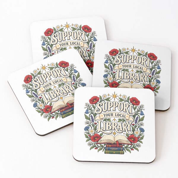 Item preview, Support your local library designed and sold by HandicraftArt.