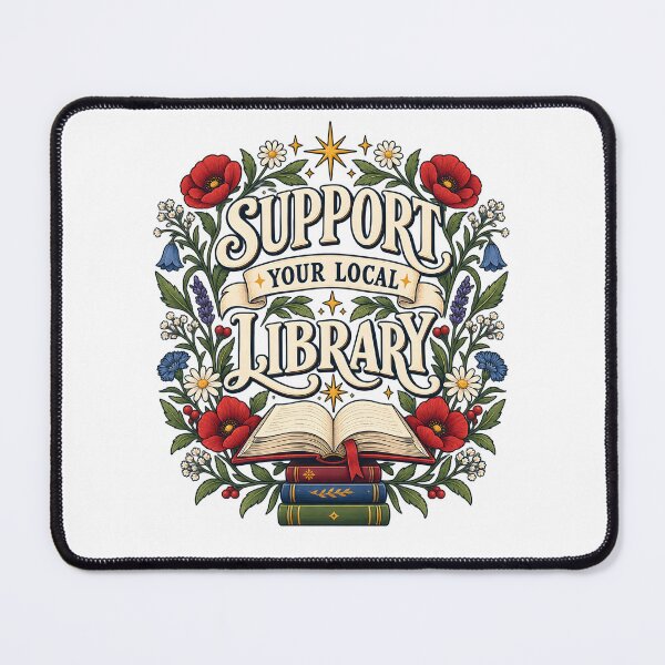 Item preview, Support your local library designed and sold by HandicraftArt.