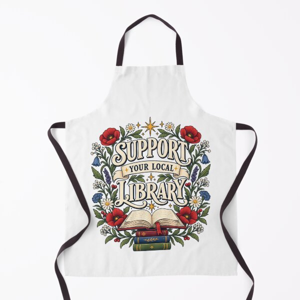 Item preview, Support your local library designed and sold by HandicraftArt.