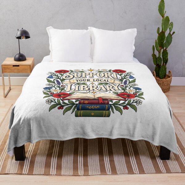 Item preview, Support your local library designed and sold by HandicraftArt.