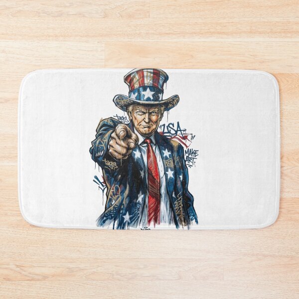 Item preview, Uncle Sam Trump Patriotic Graffiti Street Art designed and sold by Alaric4you.