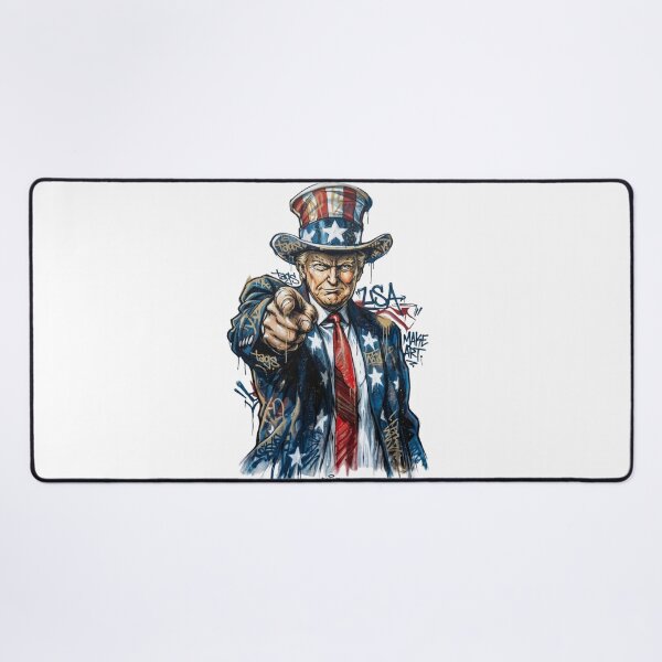 Item preview, Uncle Sam Trump Patriotic Graffiti Street Art designed and sold by Alaric4you.