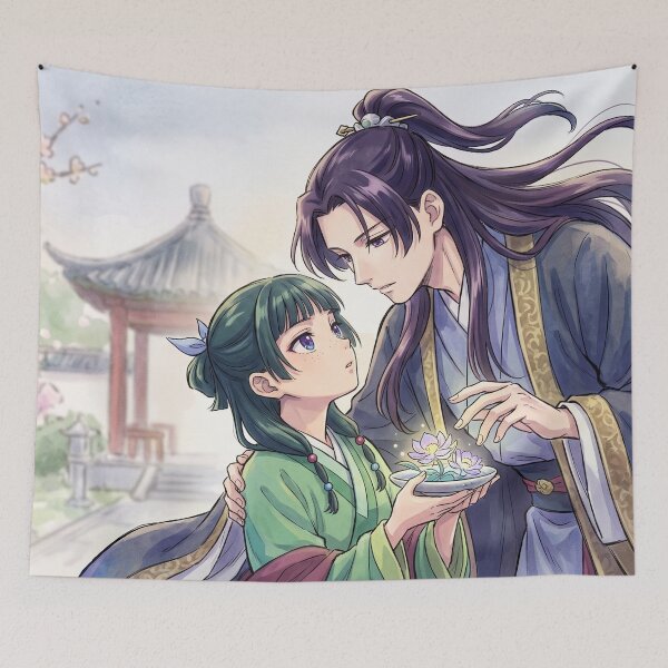 Item preview, Apothecary Girl and Imperial Prince // Anime Illustration - Cherry Blossom Romance Chinese Anime Art designed and sold by Astraphyllia.