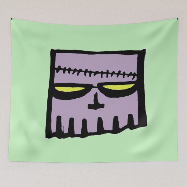 Item preview, Lavender Monster Skull designed and sold by skullnutz.