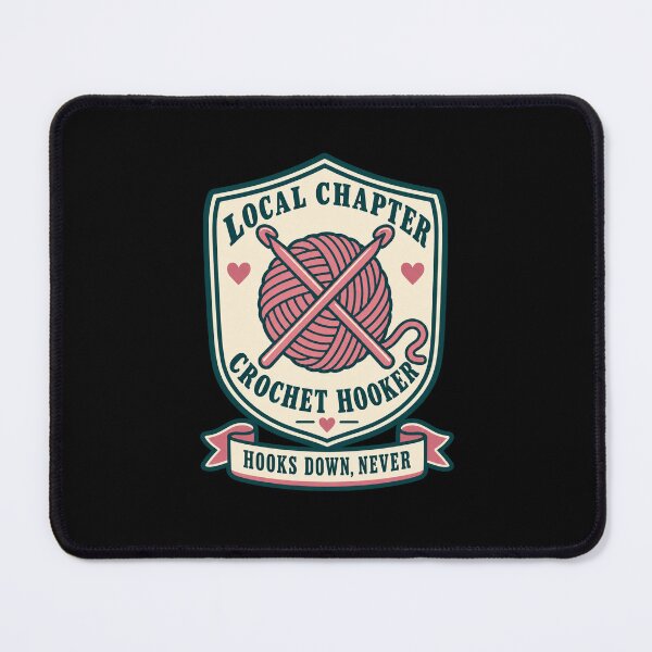 Item preview, Crochet Hooker Vintage Badge - Funny Crocheter Yarn Humor designed and sold by Ridaelb.