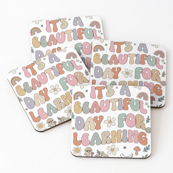 Item preview, It's a Beautiful Day for Learning Boho Retro Groovy Teacher designed and sold by SaltCreatives.