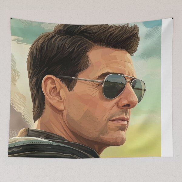 Item preview, Tom Cruise Top Gun Maverick Movie Art designed and sold by LEGENDS ICONART GALLERY.