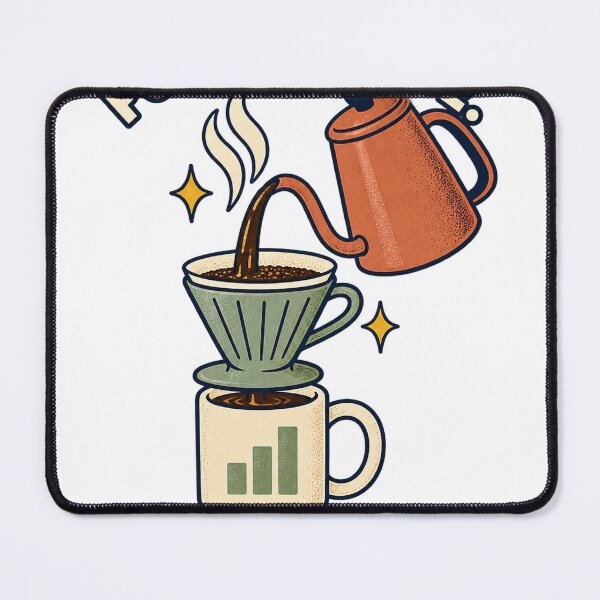 Item preview, Pour Purpose Sip Progress Retro Coffee Design designed and sold by DarnaWear.