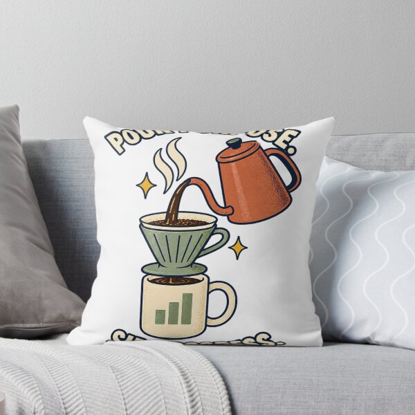 Item preview, Pour Purpose Sip Progress Retro Coffee Design designed and sold by DarnaWear.