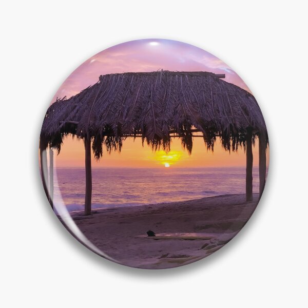 Item preview, Windansea Surf Shack Sunset La Jolla designed and sold by Wild Afterglow.