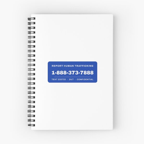 Item preview, Report Human Trafficking Hotline Number Card designed and sold by HadeelStore.