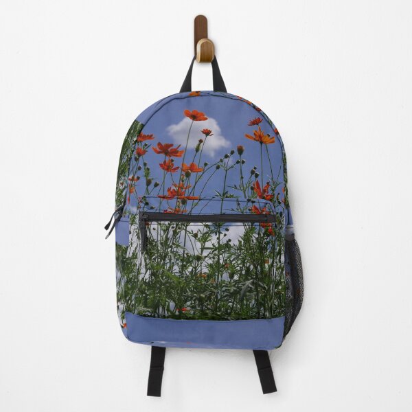 Item preview, Vibrant Orange Wildflowers & Summer Blue Sky | DanniJordan Photograph designed and sold by DanniJordan.