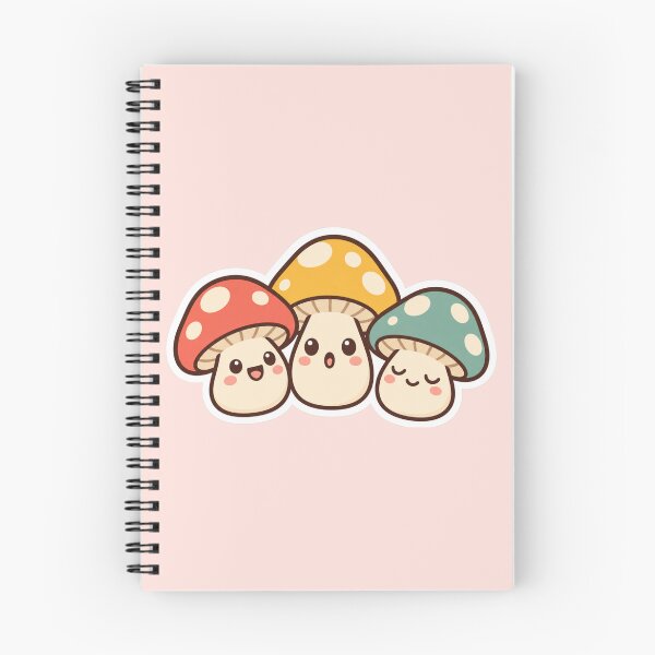 Item preview, Tiny Mushroom Trio Cute Sticker Design designed and sold by Inkworksbyshery.