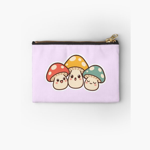 Item preview, Tiny Mushroom Trio Cute Sticker Design designed and sold by Inkworksbyshery.