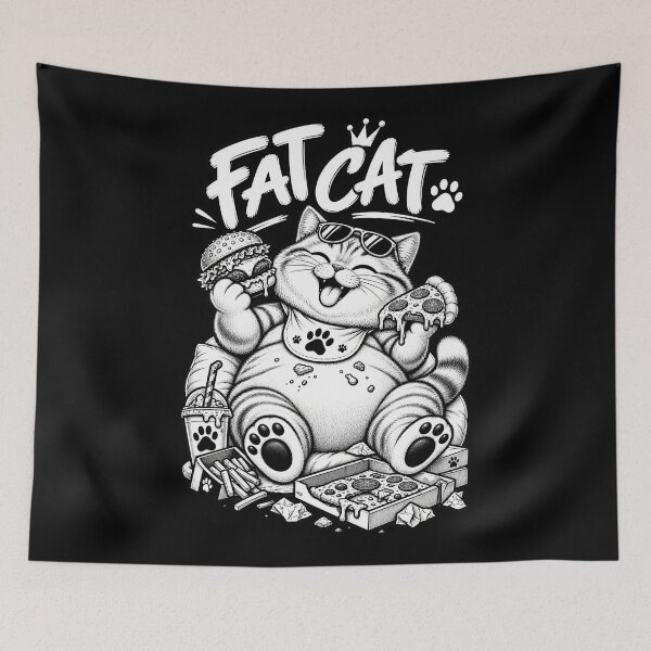 Item preview, Fat Cat  designed and sold by Meow Story .