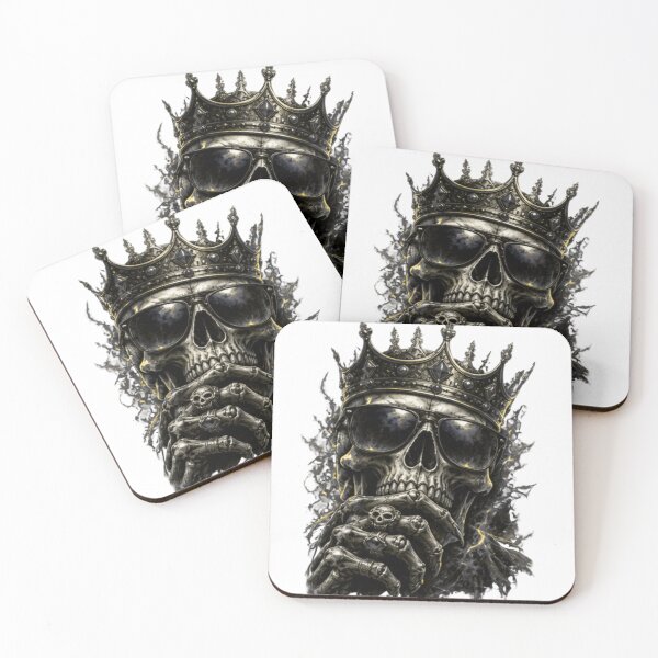 Item preview, King Skull with Crown & Sunglasses  designed and sold by ekemarket.