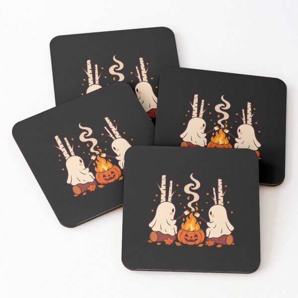 Item preview, Ghost Pumpkin Campfire designed and sold by LuveraxArt.