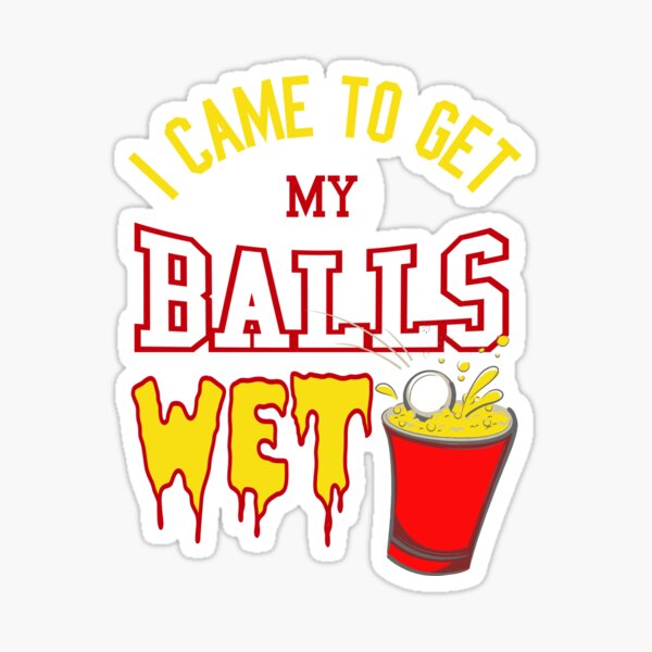 Beer Pong Stickers Redbubble