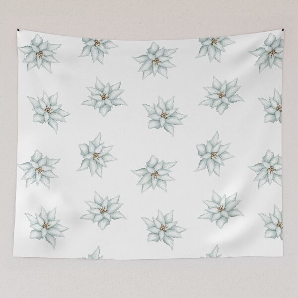 Item preview, Blue Poinsettia designed and sold by Road Home Quilting.