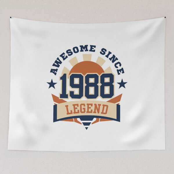 Item preview, Awesome Since 1988 Legend Retro Vintage Birthday designed and sold by HYPNK.