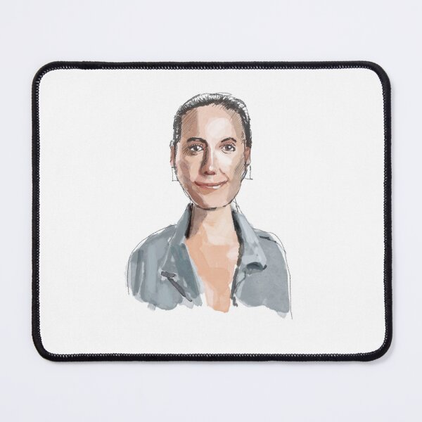 Item preview, Woman With Rectangular Earrings designed and sold by Chris-Fletcher.