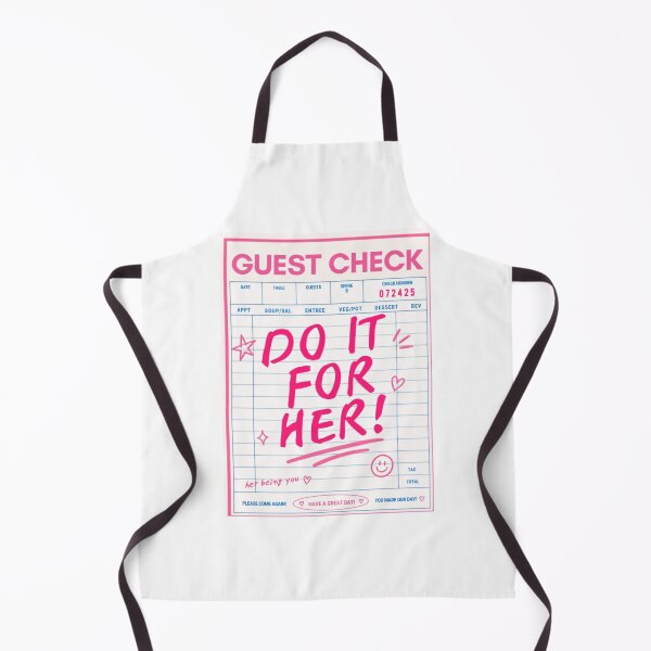 Item preview, Do it for her! her being you. server check book designed and sold by shortandsweet1.