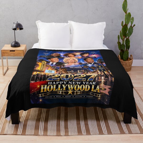 Item preview, 2027 HAPPY NEW YEAR HOLLYWOOD LA designed and sold by DBM Photo Art 1.