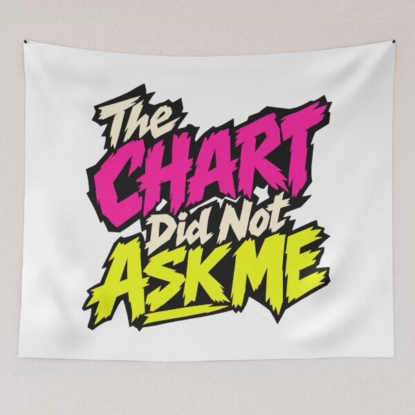 Item preview, The Chart Did Not Ask Me Punk Trading Humor designed and sold by VolatilityEdge.