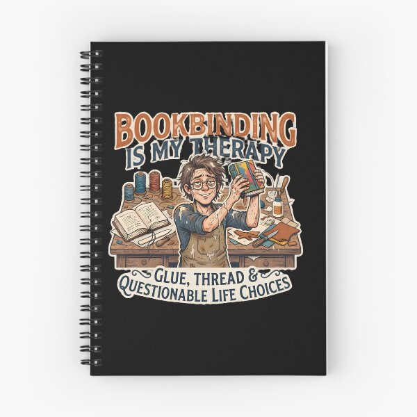 Item preview, Bookbinding Is My Therapy Craft Humor designed and sold by ShopAndFun.