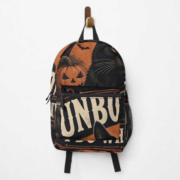 Item preview, Unbothered Black Cat Halloween Retro Screen Print designed and sold by RoyesButler.