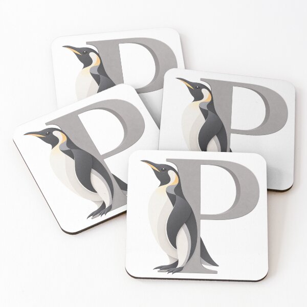 Item preview, Penguin Letter P Art designed and sold by tmoca.