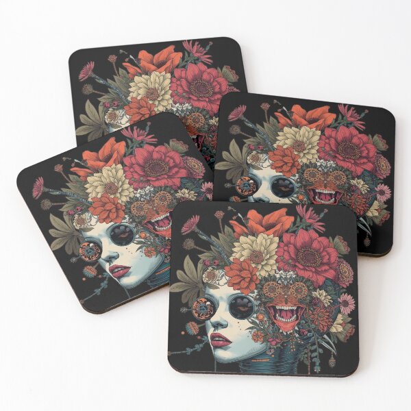 Item preview, Floramech Portrait: Cybernetic Botanical Surrealism designed and sold by  Mythical Entanglement.