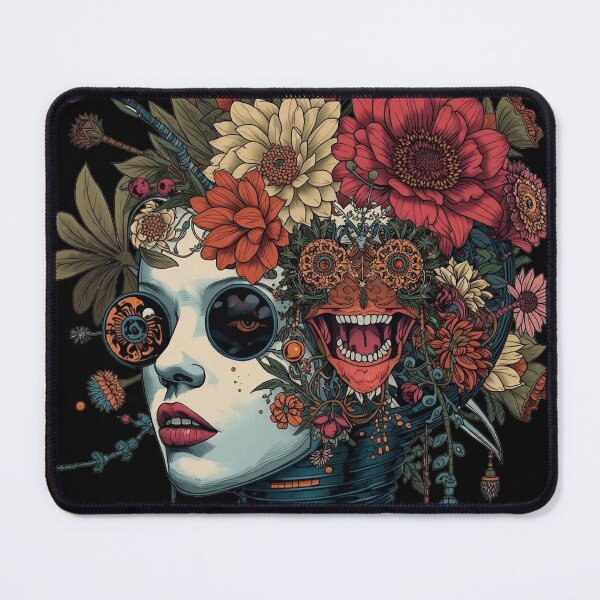Item preview, Floramech Portrait: Cybernetic Botanical Surrealism designed and sold by  Mythical Entanglement.