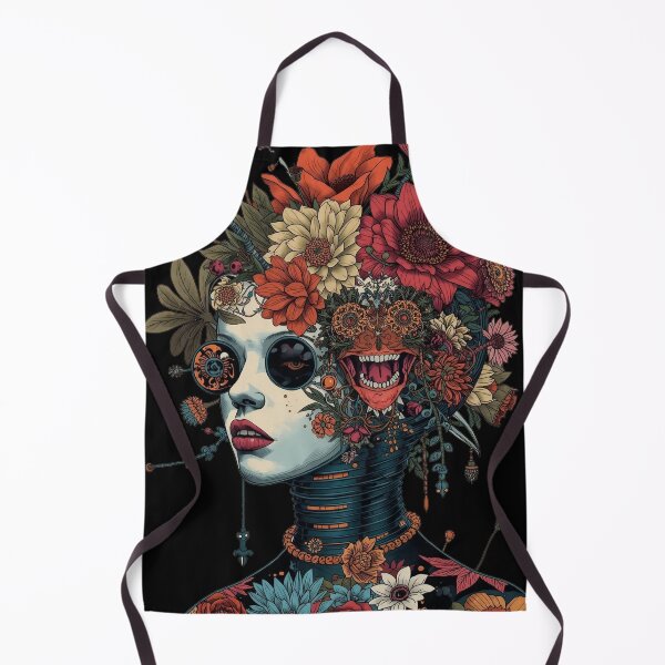 Item preview, Floramech Portrait: Cybernetic Botanical Surrealism designed and sold by  Mythical Entanglement.