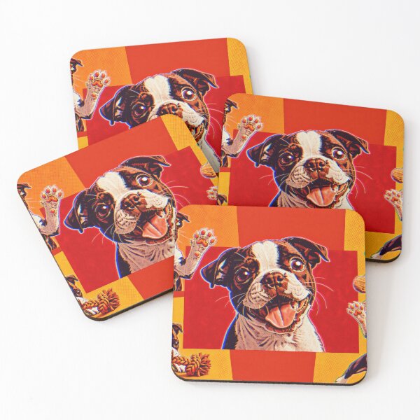 Item preview, Boston Terrier Pop Art Collage — Retro Comic Dog Lover Gift designed and sold by Mario  Rojas.