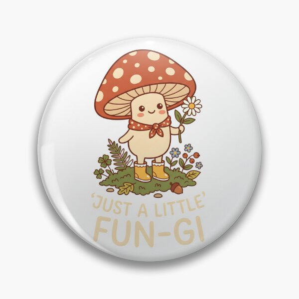 Item preview, Just a Little Fun-Gi Mushroom designed and sold by Countryfied.