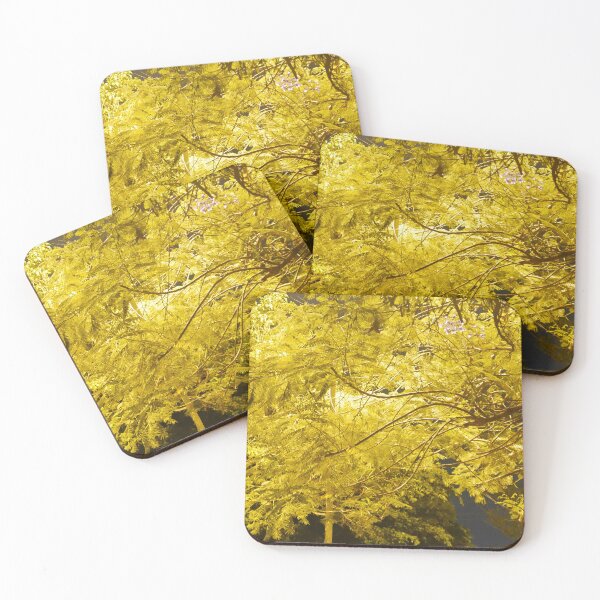 Item preview, Golden Canopy Abstract - Night Tree Photography by DanniJordan designed and sold by DanniJordan.