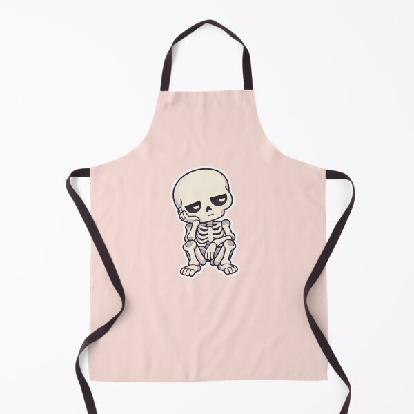 Item preview, Sarcastic Skeleton Cute Sticker Design designed and sold by Inkworksbyshery.