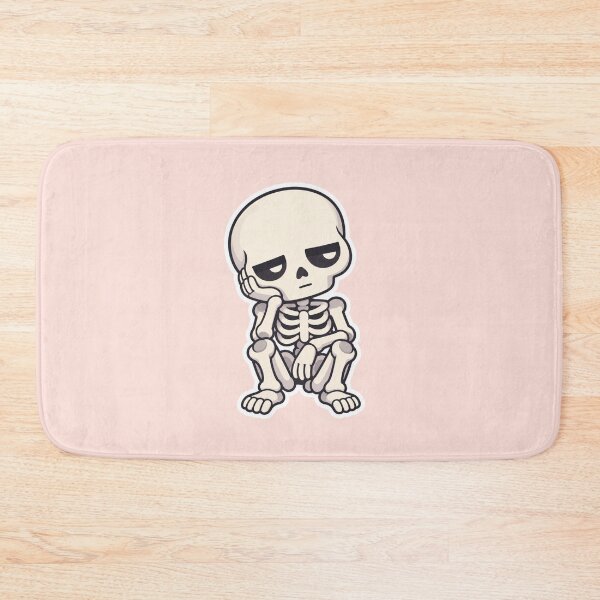 Item preview, Sarcastic Skeleton Cute Sticker Design designed and sold by Inkworksbyshery.