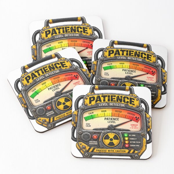 Item preview, PATIENCE LEVEL DETECTOR – Funny Low Patience Geiger Counter designed and sold by Strongermind.