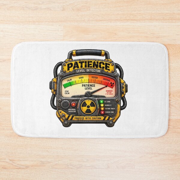 Item preview, PATIENCE LEVEL DETECTOR – Funny Low Patience Geiger Counter designed and sold by Strongermind.