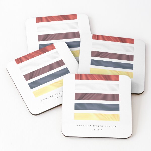 Item preview, ‘Pride of North London’ 26/27 Football Kit Hue Palette - Red & White designed and sold by The Colourful Game.