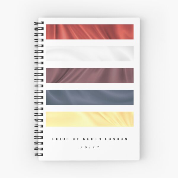Item preview, ‘Pride of North London’ 26/27 Football Kit Hue Palette - Red & White designed and sold by The Colourful Game.