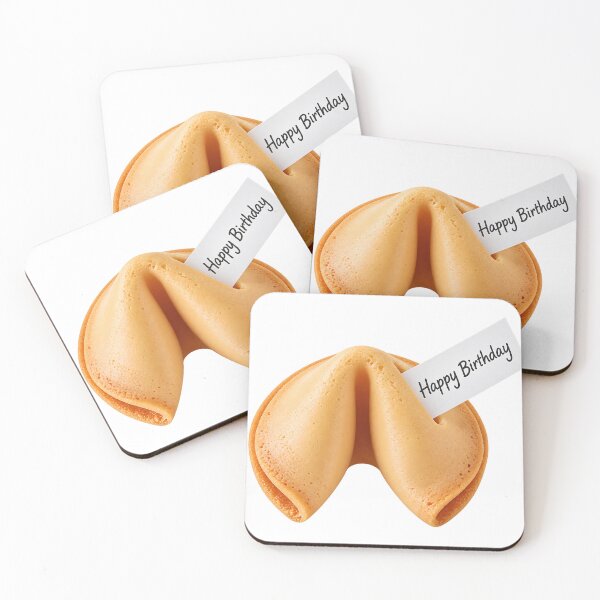 Item preview, Happy Birthday Fortune Cookie with Happy Birthday fortune designed and sold by PIXEL POP DESIGNS - Beyond the Norm!.